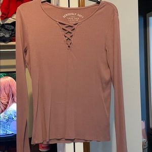 Crossed from long sleeve